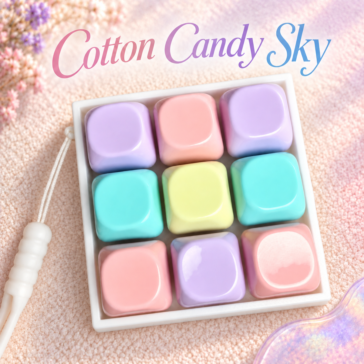Classic 9 Key Fidget Clicker Jelly Keycaps