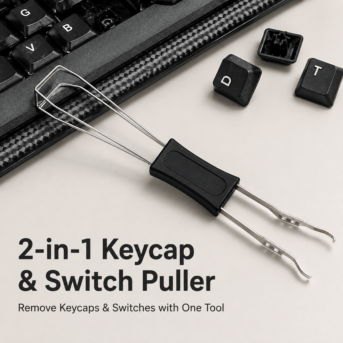 Toytiti 2-in-1 keycap and switch puller for keyboard fidget clickers