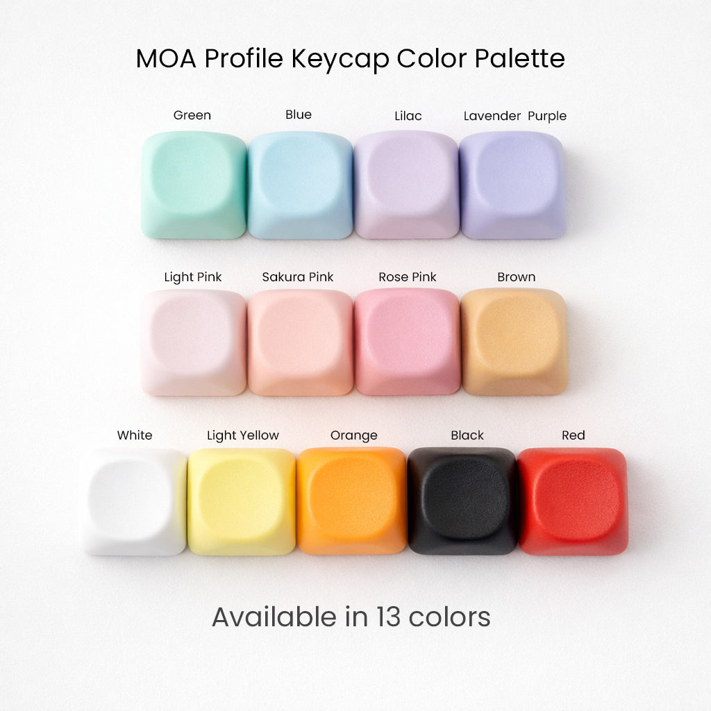 Toytiti MOA-profile PBT replacement keycaps for keyboard fidget clickers
