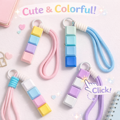 Custom 4-Key Mechanical Keyboard Fidget Clicker