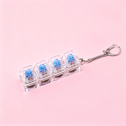 4-Key Keyboard Fidget with RGB Light