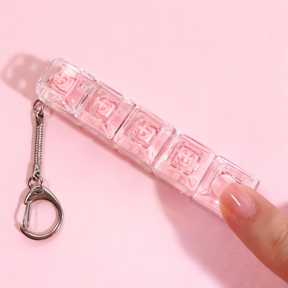 4-Key Keyboard Fidget with RGB Light