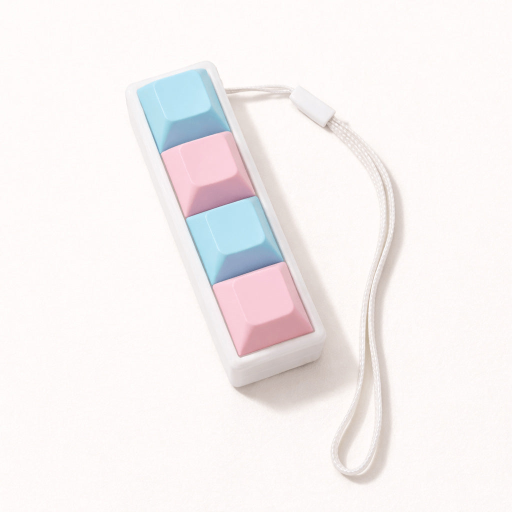 Classic  Minimalist 4-Key Keyboard Fidget Clicker