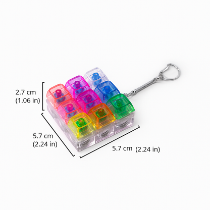9-Key 3x3 Keyboard Fidget with RGB Light