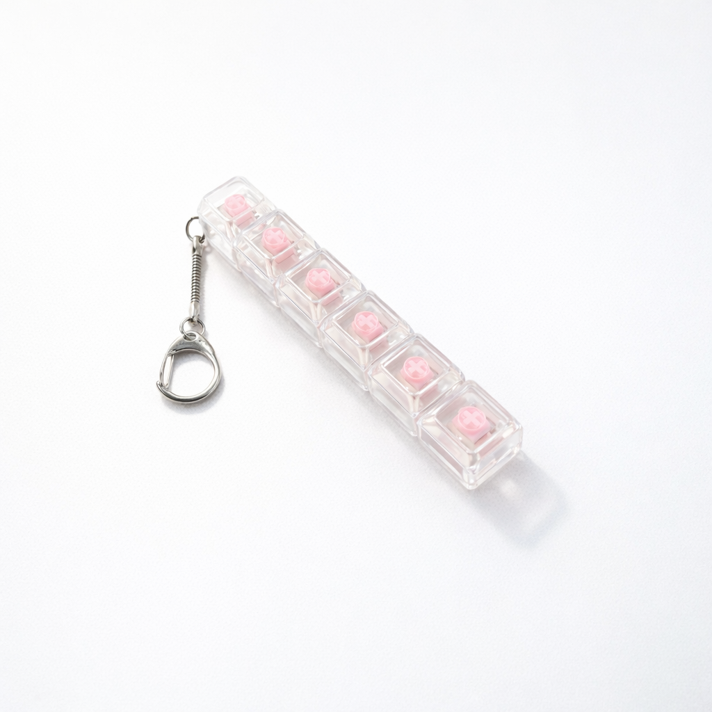 4-Key Keyboard Fidget with RGB Light