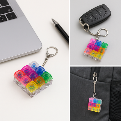 9-Key 3x3 Keyboard Fidget with RGB Light