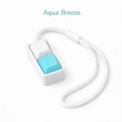 Custom 2-Key Mechanical Keyboard Fidget Clicker Recessed Base