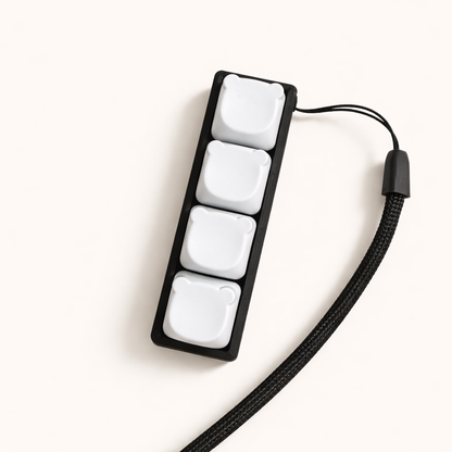 4-Key Cat Paw & Bear Keyboard Fidget Clicker