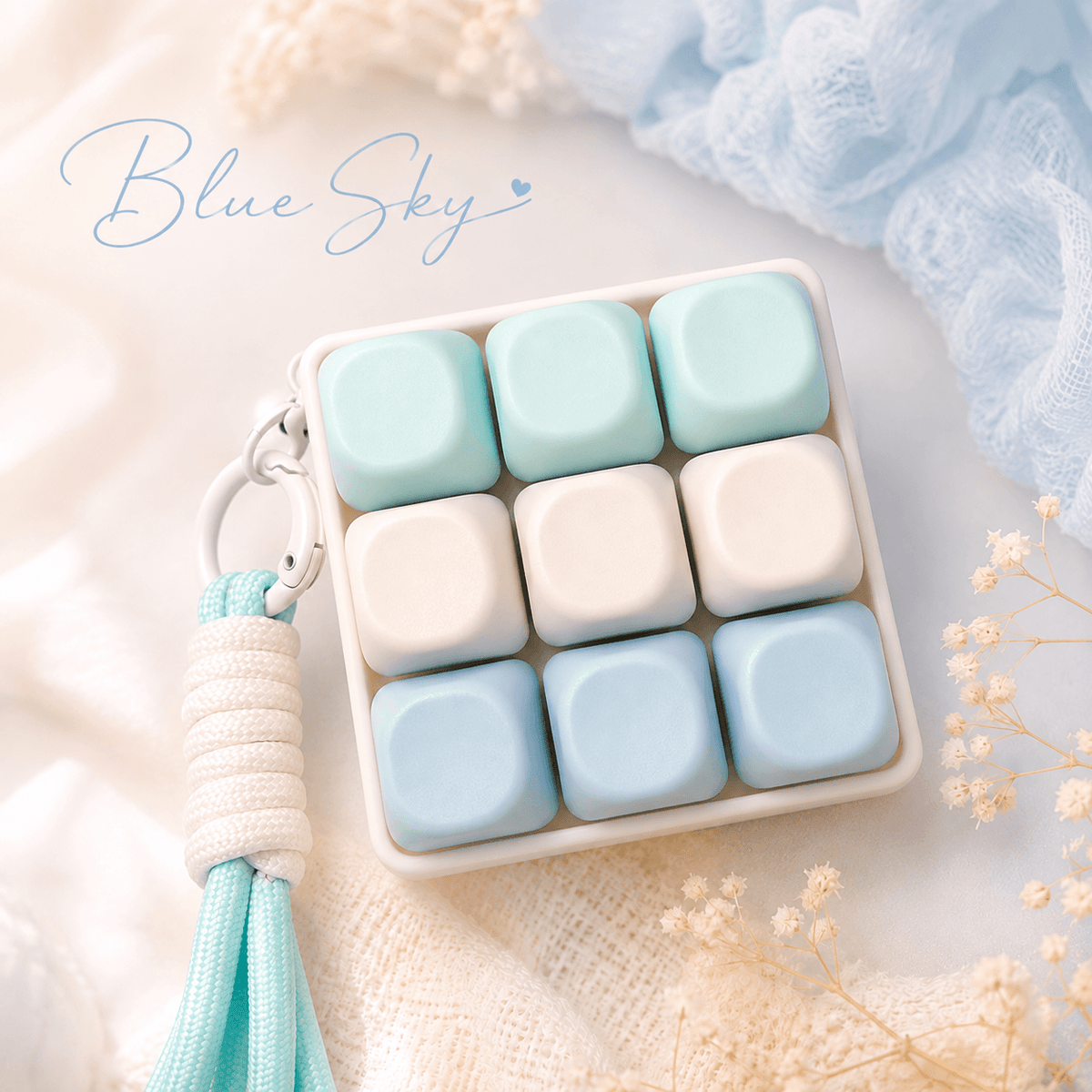 Classic 9-Key Fidget Clicker - MOA Keycaps