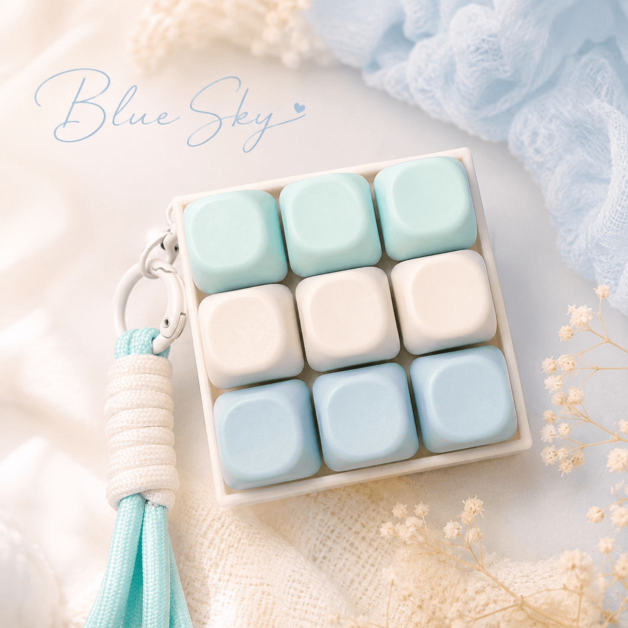 Custom 9 Key 3x3 MOA Keycaps Keyboard Fidget Clicker