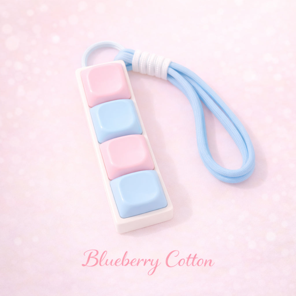 Classic 4-Key MOA Jelly Key Caps Keyboard Fidget Clicker