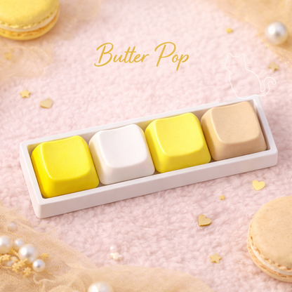 4-Key Cat Paw & Bear Keyboard Fidget Clicker