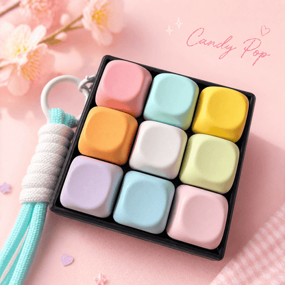 Custom 9 Key 3x3 MOA Keycaps Keyboard Fidget Clicker