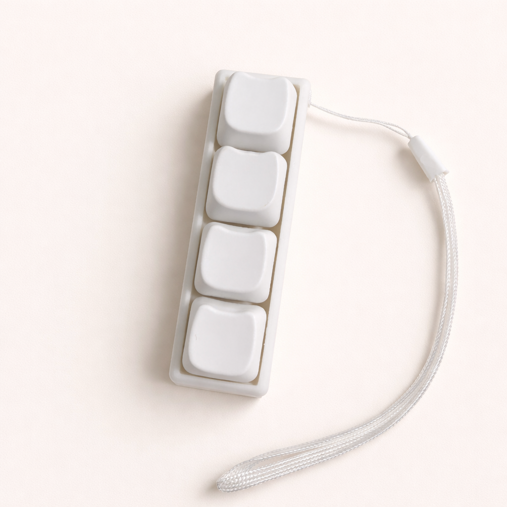 4-Key Cat Paw & Bear Keyboard Fidget Clicker