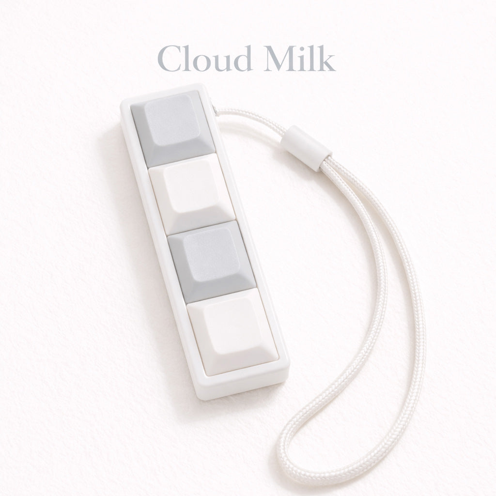 Classic  Minimalist 4-Key Keyboard Fidget Clicker