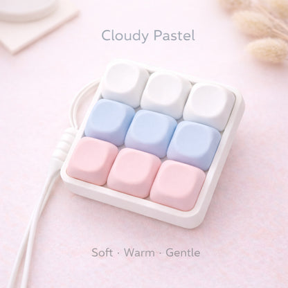 Classic 9 Key Keyboard Fidget Clicker MOA-Profile Keycaps