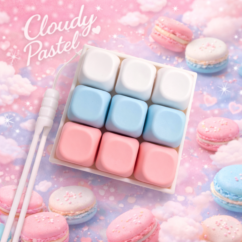 Custom 9 Key Fidget Clicker MOA-Profile Keycaps