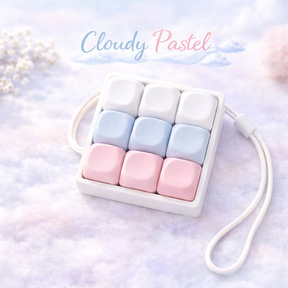 Classic 9 Key Keyboard Fidget Clicker MOA-Profile Keycaps