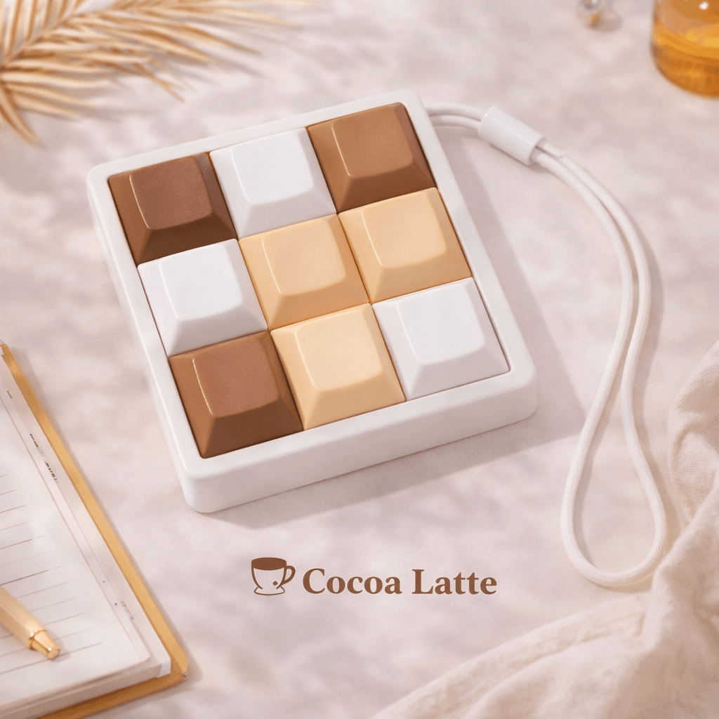 Classic 9 Key Fidget Clicker DSA-Profile Keycaps