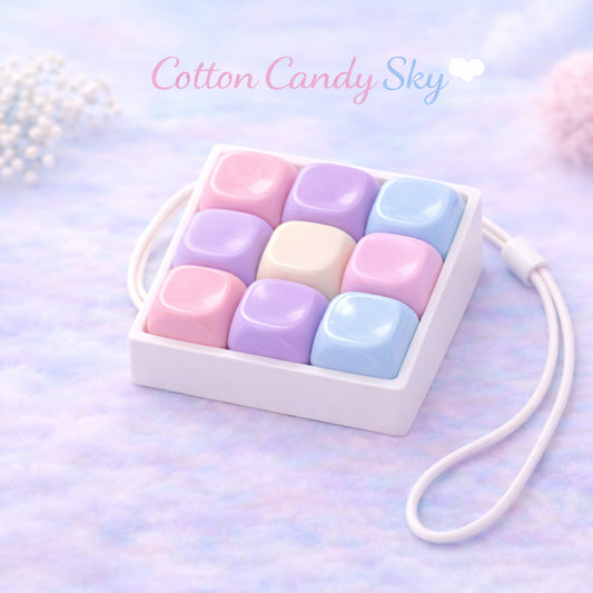 Classic 9 Key Fidget Clicker Jelly Keycaps