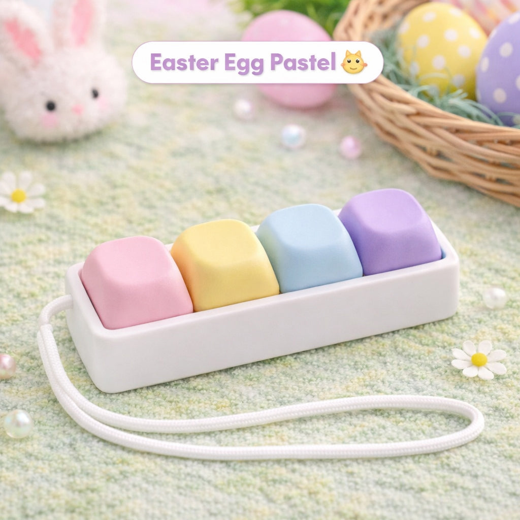 Classic 4-Key MOA Keyboard Fidget Clicker Switch Tester