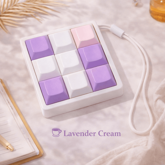 Minimalist Custom 9 Key Keyboard Fidget Clicker