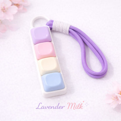 Custom 4-Key MOA Jelly Key Caps Keyboard Fidget Clicker