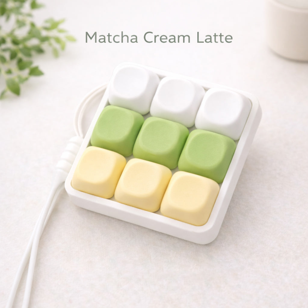 Classic 9 Key Keyboard Fidget Clicker MOA-Profile Keycaps