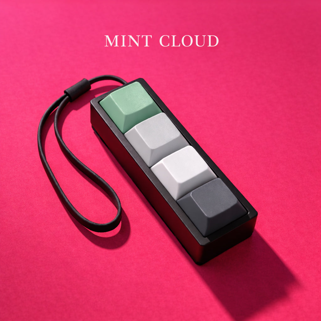 Classic  Minimalist 4-Key Keyboard Fidget Clicker