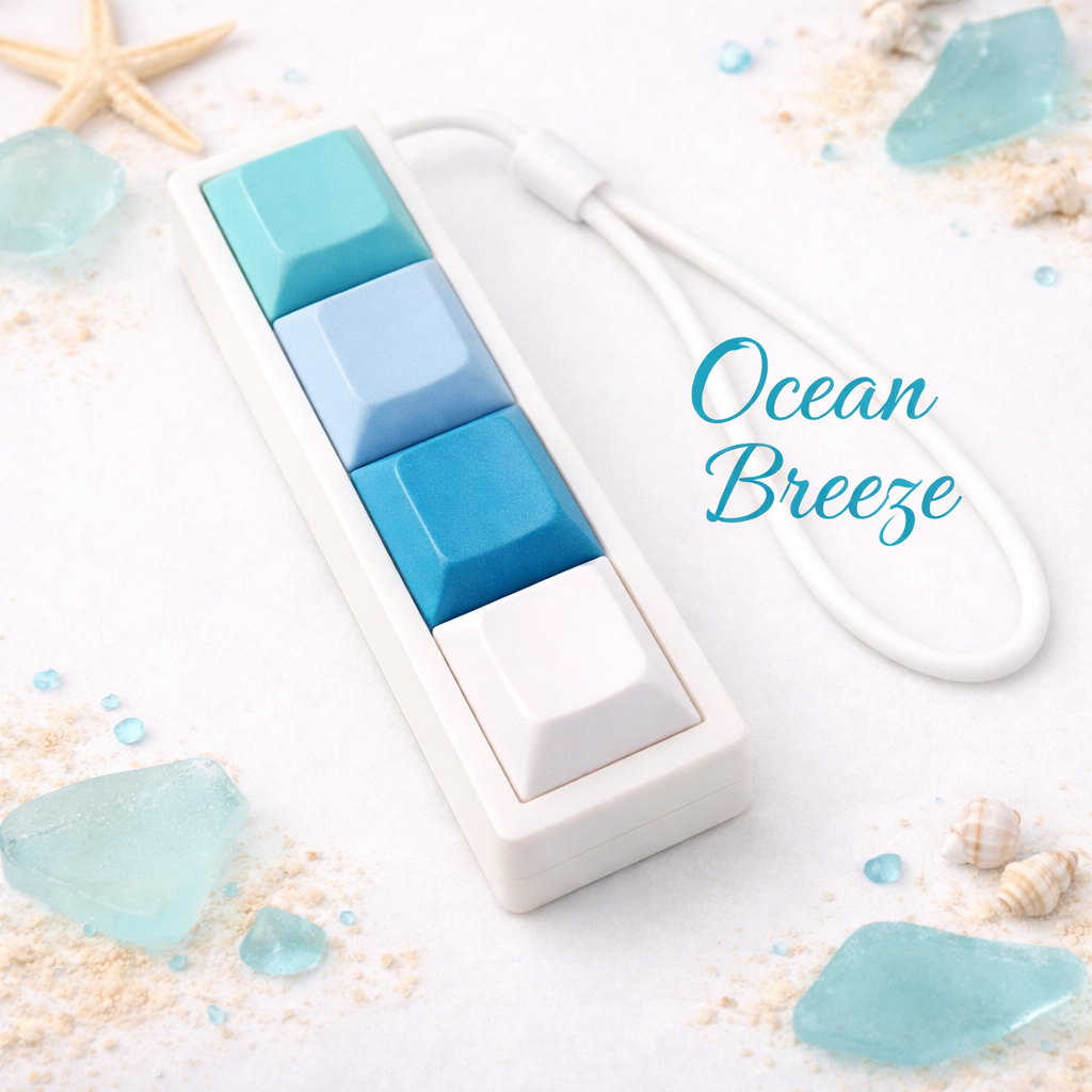 Classic 4-Key Keyboard Fidget Clicker DSA Keycap