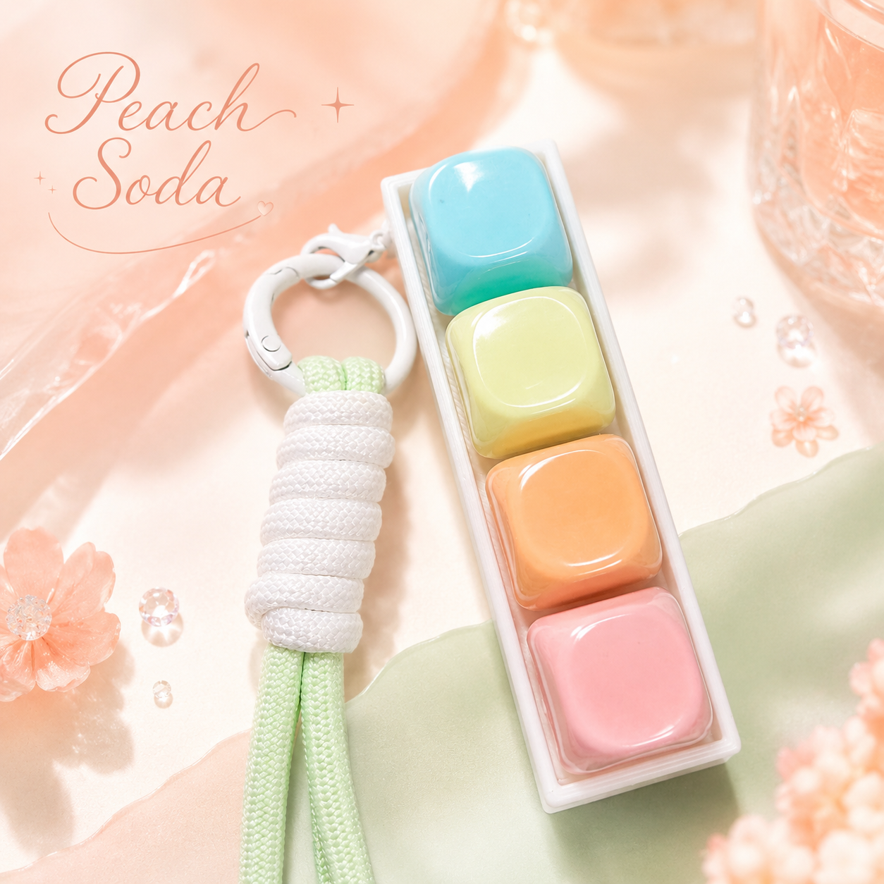 Classic 4-Key MOA Jelly Key Caps Keyboard Fidget Clicker