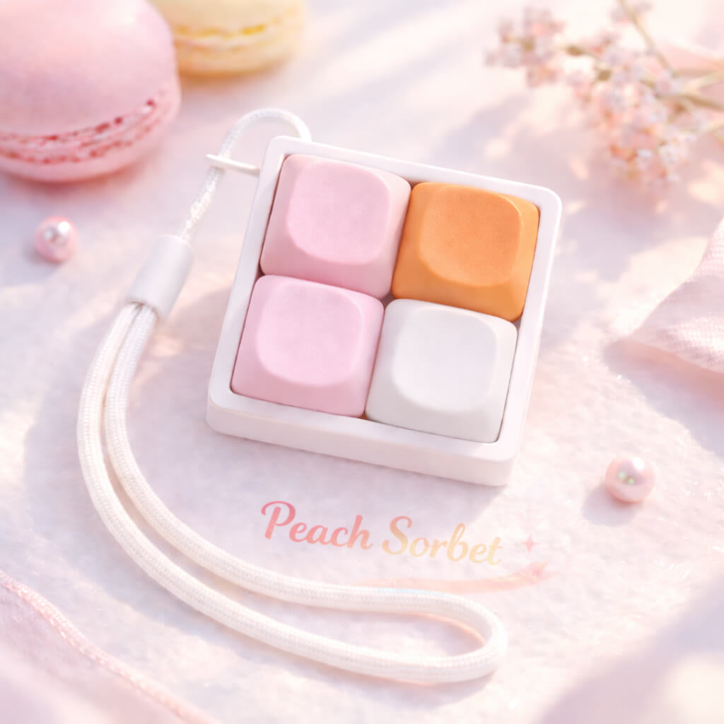 Custom 4-Key MOA 2x2 Tetris Keyboard Fidget Clicker