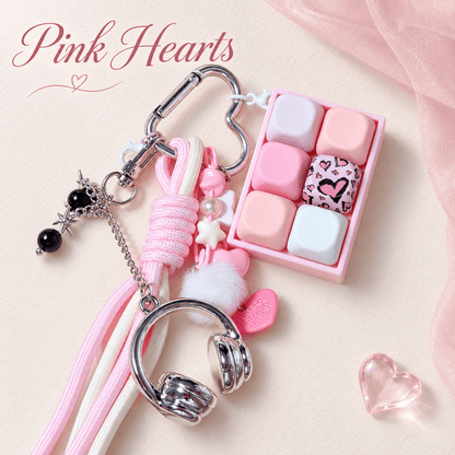 Classic 6-Key Heart 2x3 Fidget Clicker