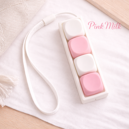 Custom 4-Key MOA Keyboard Fidget Clicker Switch Tester