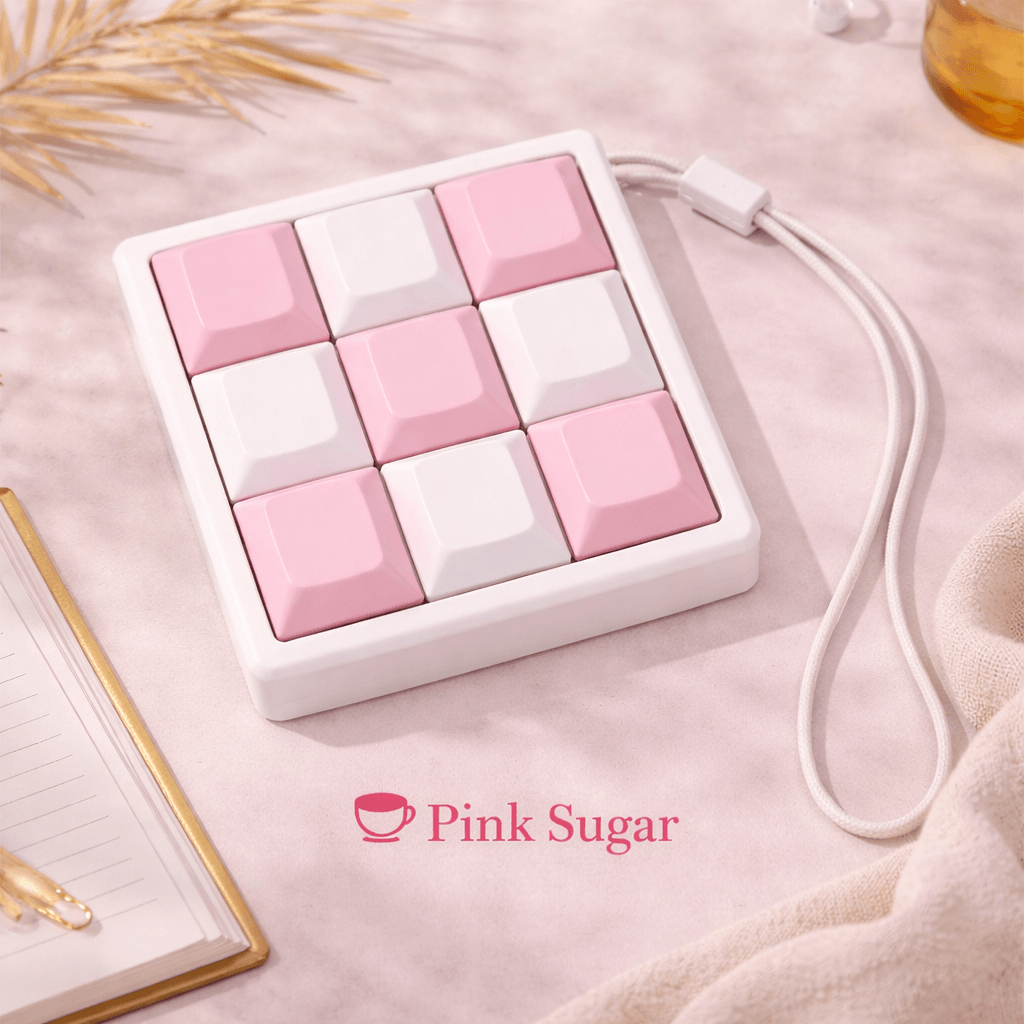 Classic 9 Key Fidget Clicker DSA-Profile Keycaps