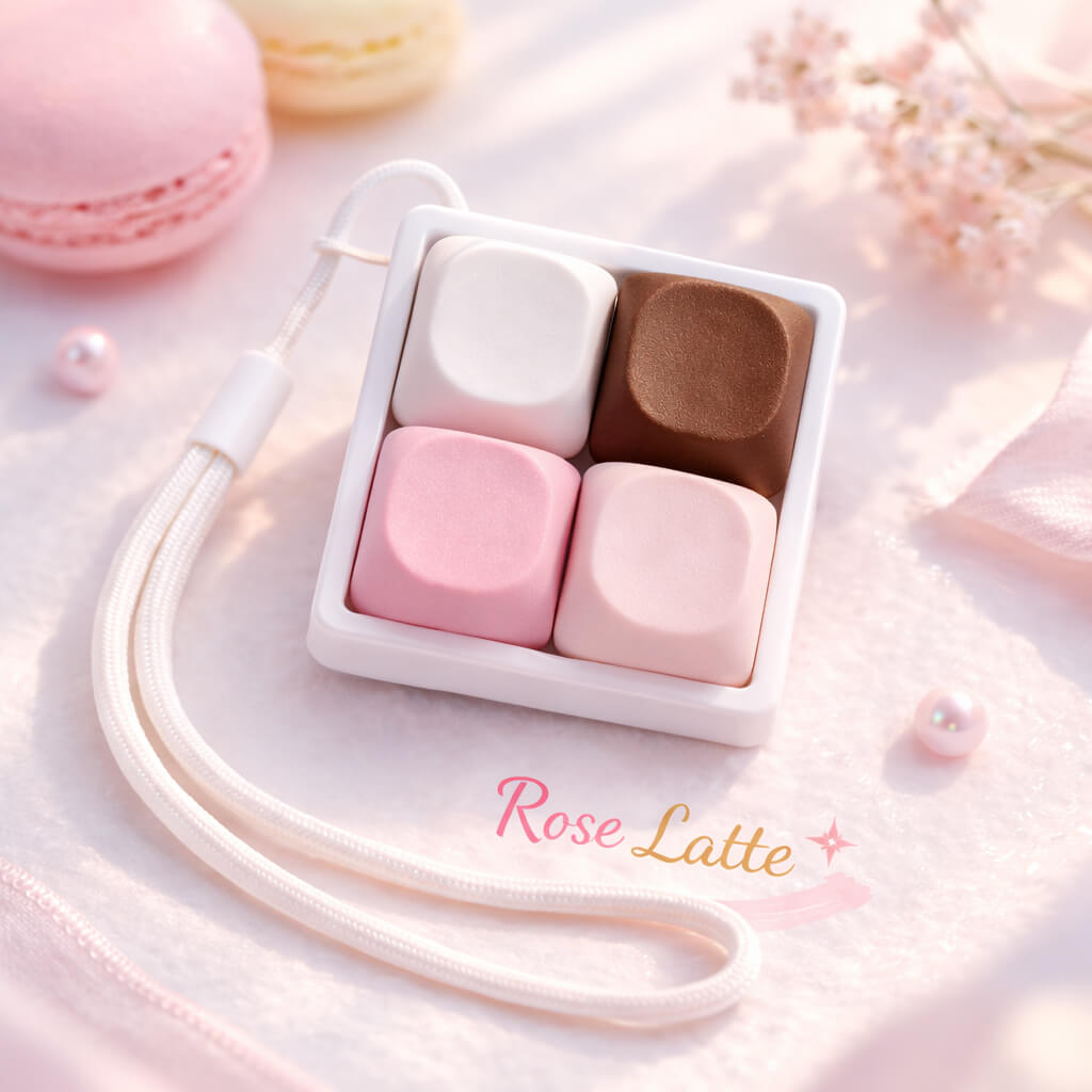 Custom 4-Key MOA 2x2 Tetris Keyboard Fidget Clicker