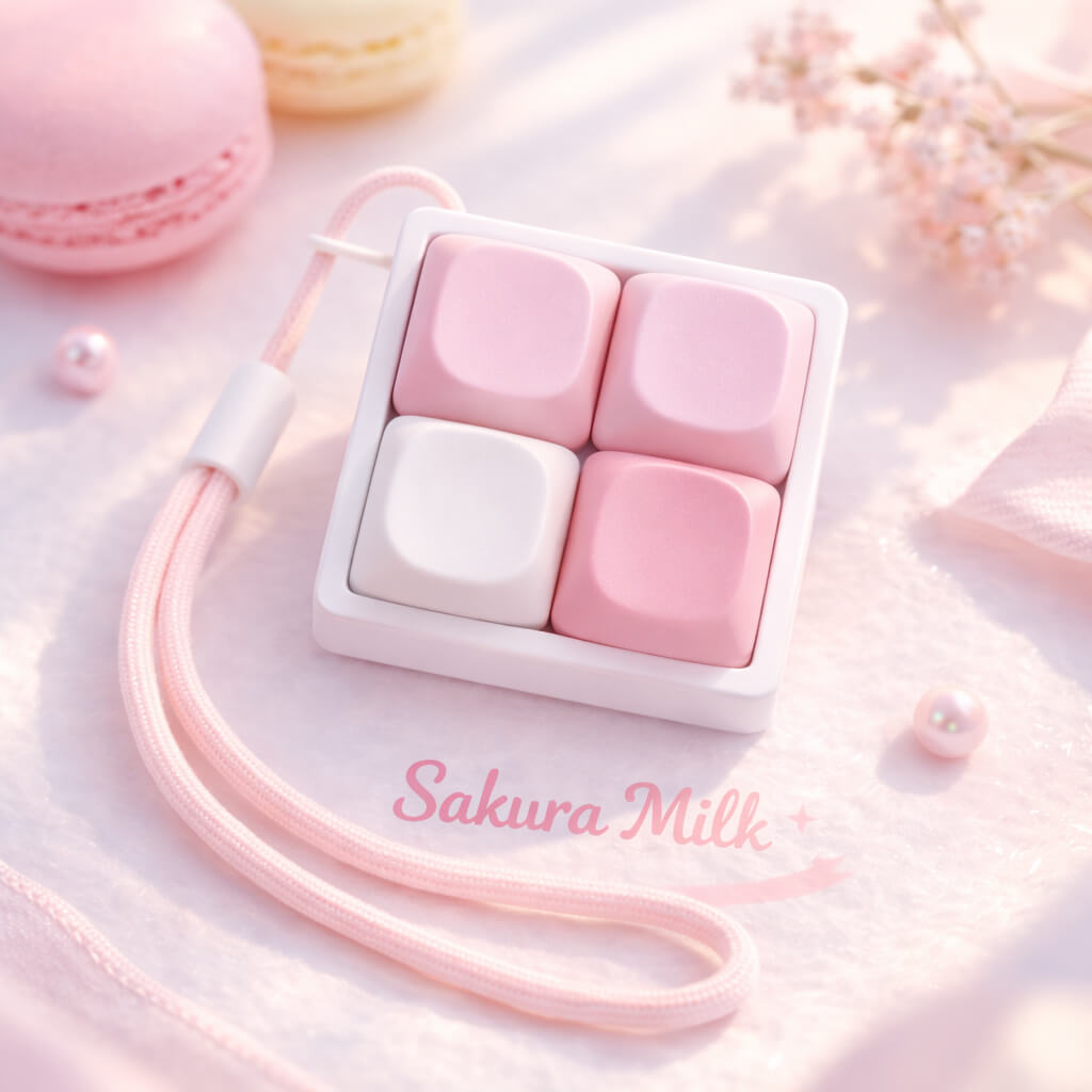 Custom 4-Key MOA 2x2 Tetris Keyboard Fidget Clicker