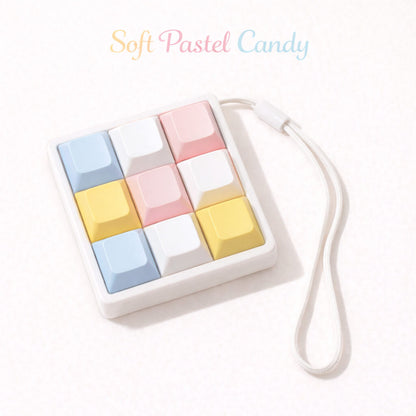 Minimalist Custom 9 Key Keyboard Fidget Clicker