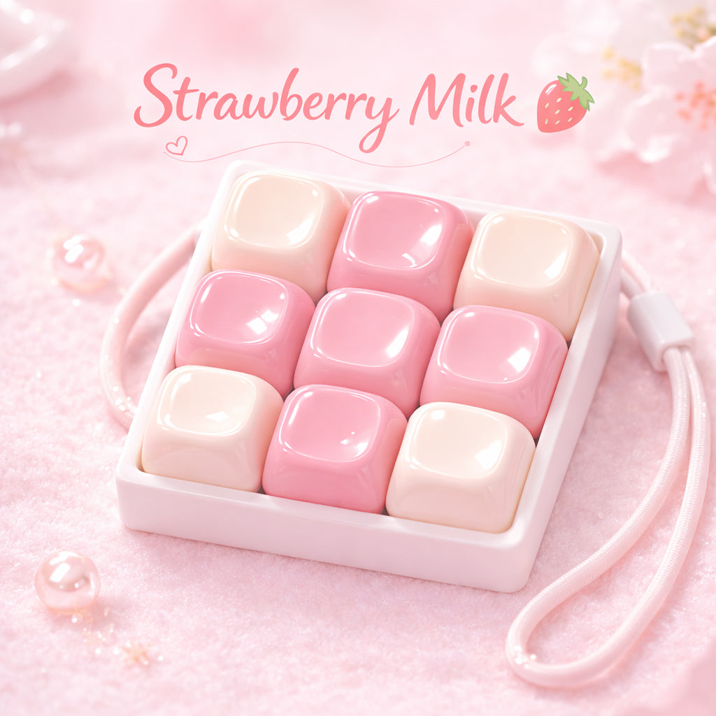 Custom 9 Key Fidget Clicker Jelly Keycaps