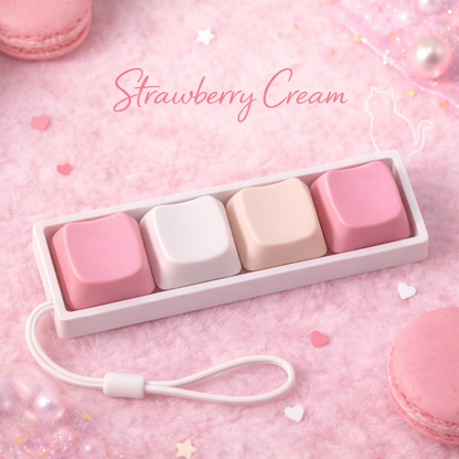 4-Key Cat Paw & Bear Keyboard Fidget Clicker