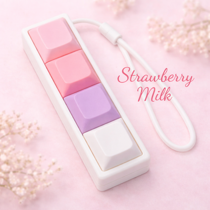 Custom 4-Key Keyboard Fidget Clicker DSA Low-profile Keycaps