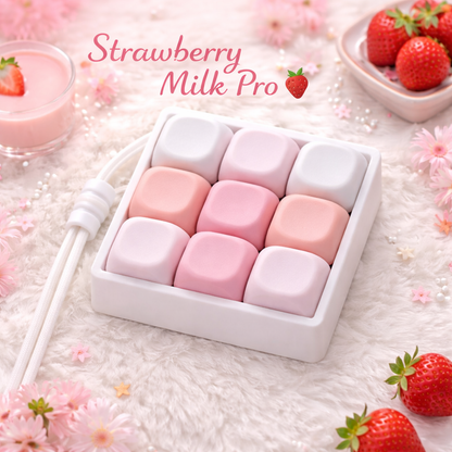 Custom 9 Key Fidget Clicker MOA-Profile Keycaps