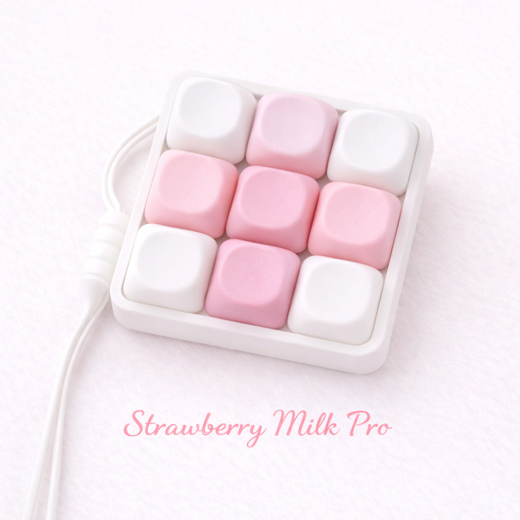 Classic 9 Key Keyboard Fidget Clicker MOA-Profile Keycaps