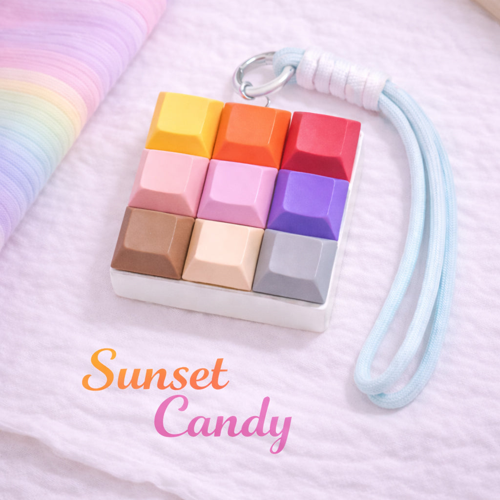 Custom 9 Key Mechanical Keyboard Fidget Toy