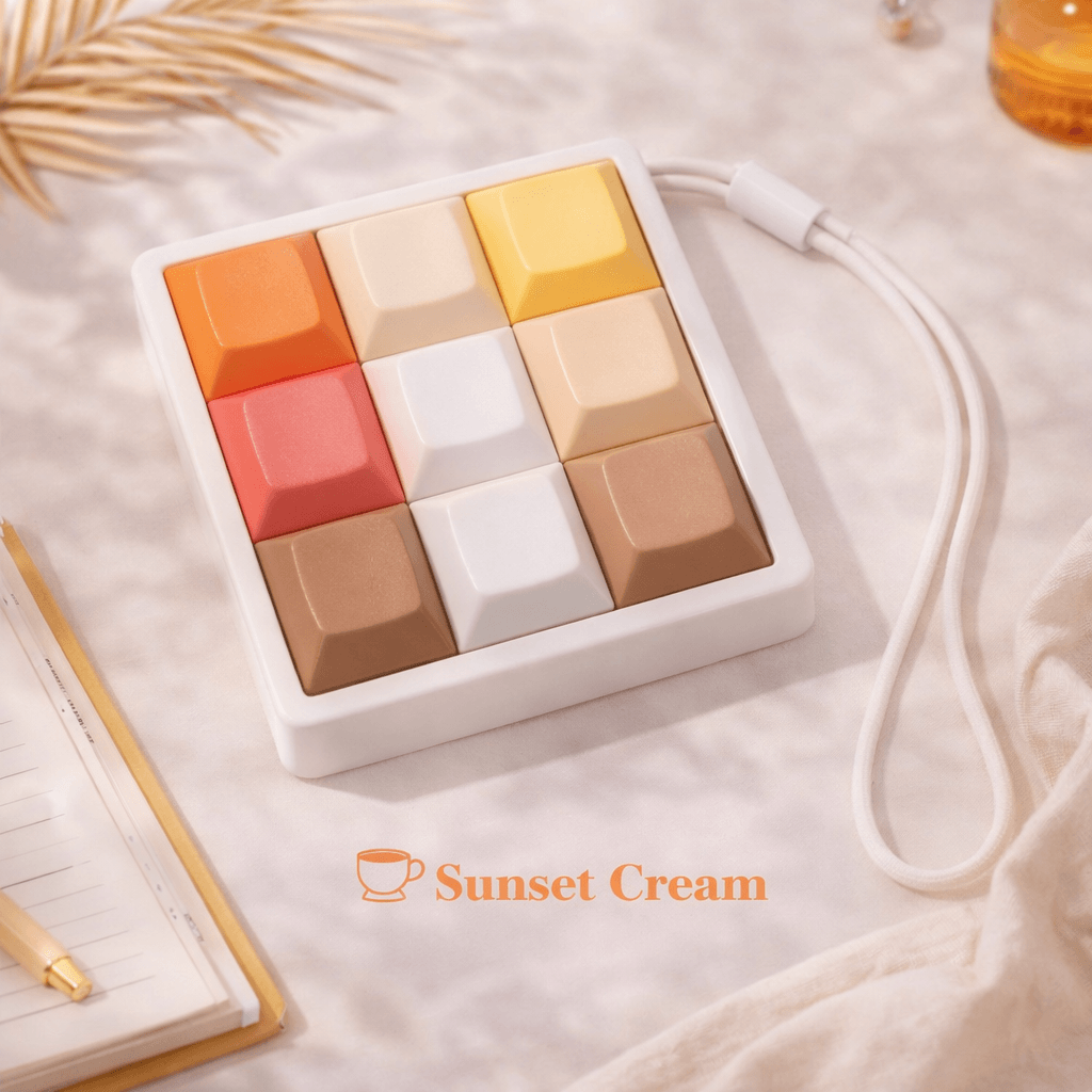 Classic 9 Key Fidget Clicker DSA-Profile Keycaps