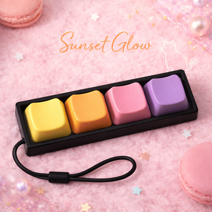 4-Key Cat Paw & Bear Keyboard Fidget Clicker