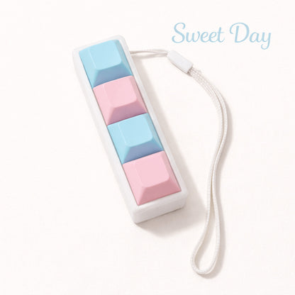 Classic  Minimalist 4-Key Keyboard Fidget Clicker