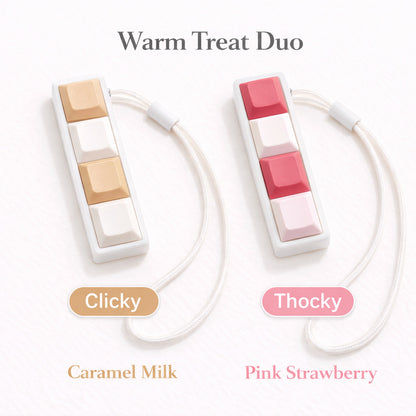 Classic  Minimalist 4-Key Keyboard Fidget Clicker