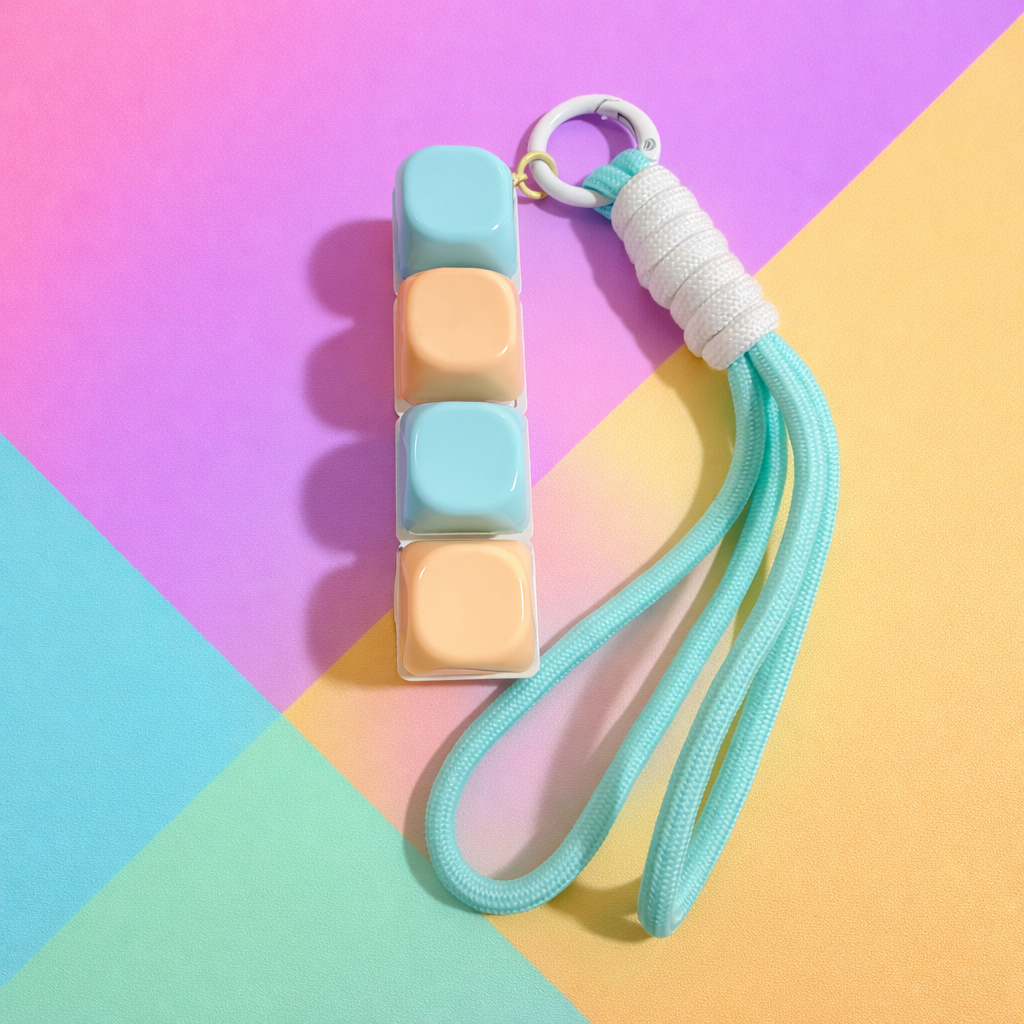 Custom 4-Key MOA Jelly Key Caps Keyboard Fidget Clicker