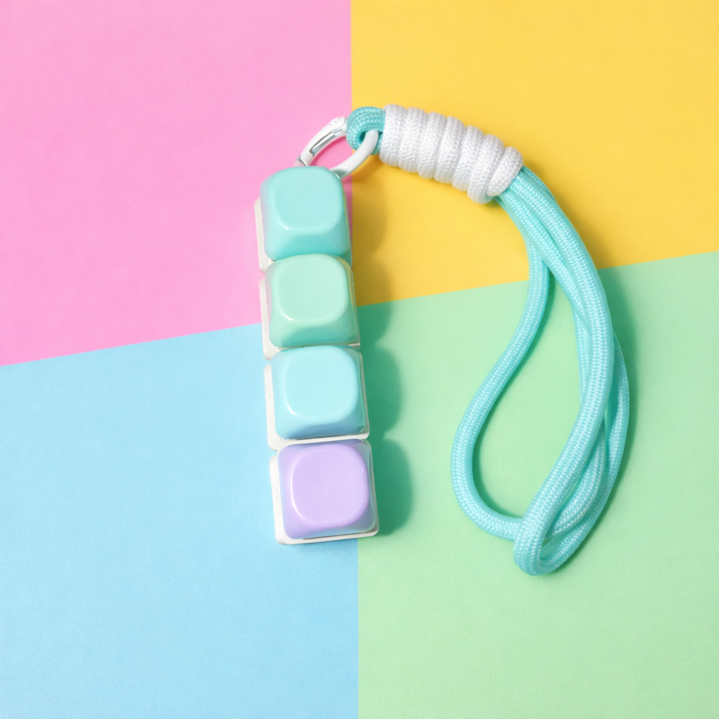 Custom 4-Key MOA Jelly Key Caps Keyboard Fidget Clicker